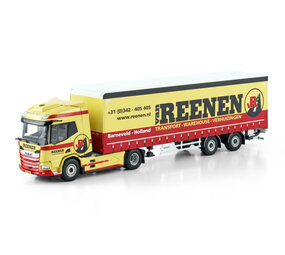 Daf DAF XD SH Tractor 4x2 + Sky Lights + Curtainside Semitrailer 2 Axle 'Van Reenen' - 1:50 - WSI Models Daf DAF XD SH Tractor 4x2 + Sky Lights + Curtainside Semitrailer 2 Axle 'Van Reenen' - 1:50 - WSI Models