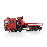 MAN MAN TGX XXL Euro 6C (Facelift) Rigid Truck 8x2 Tag Axle + Palfinger PK 1650 TEC+ Jib (Demountable Flatbed)- 1:50 - WSI Models MAN MAN TGX XXL Euro 6C (Facelift) Rigid Truck 8x2 Tag Axle + Palfinger PK 1650 TEC+ Jib (Demountable Flatbed)- 1:50 - WSI Models