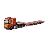 Mercedes-Benz Mercedes-Benz Actros MP4 SLT Giga Space Tractor 8x4 SL Low Loader 6 Axle 'Neeb' - 1:50 - WSI Models Mercedes-Benz Mercedes-Benz Actros MP4 SLT Giga Space Tractor 8x4 SL Low Loader 6 Axle 'Neeb' - 1:50 - WSI Models