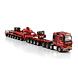 Mercedes-Benz Mercedes-Benz Arocs MP4 SLT Big Space Tractor 8x4 + Wind Mill Trailer 4 Axle + Dolly 7 Axle Nooteboom Red Line - 1:50 - WSI Models Mercedes-Benz Mercedes-Benz Arocs MP4 SLT Big Space Tractor 8x4 + Wind Mill Trailer 4 Axle + Dolly 7 Axle Nooteboom Red Line - 1:50 - WSI Models