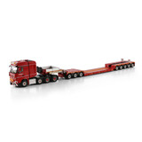 Mercedes-Benz Mercedes-Benz Actros MP5 SLT Tractor Big Space 8x4 + Euro PX Low Loader 3 Axle - 5 Axle  Nooteboom Red Line - 1:50 - WSI Models Mercedes-Benz Mercedes-Benz Actros MP5 SLT Tractor Big Space 8x4 + Euro PX Low Loader 3 Axle - 5 Axle  Nooteboom Red Line - 1:50 - WSI Models