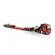 Mercedes-Benz Mercedes-Benz Actros MP5 SLT Tractor Big Space 8x4 + Euro PX Low Loader 3 Axle - 5 Axle Nooteboom Red Line- 1:50 - WSI Models Mercedes-Benz Mercedes-Benz Actros MP5 SLT Tractor Big Space 8x4 + Euro PX Low Loader 3 Axle - 5 Axle Nooteboom Red Line- 1:50 - WSI Models