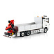 Mercedes-Benz Mercedes-Benz Actros MP5 Classic Space Rigid Flatbed Truck 6x2 Tag Axle + Palfinger PK 19.001 SLD 5 - 1:50 - WSI Models Mercedes-Benz Mercedes-Benz Actros MP5 Classic Space Rigid Flatbed Truck 6x2 Tag Axle + Palfinger PK 19.001 SLD 5 - 1:50 - WSI Models