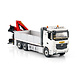 Mercedes-Benz Mercedes-Benz Actros MP5 Classic Space Rigid Flatbed Truck 6x2 Tag Axle + Palfinger PK 19.001 SLD 5 - 1:50 - WSI Models Mercedes-Benz Mercedes-Benz Actros MP5 Classic Space Rigid Flatbed Truck 6x2 Tag Axle + Palfinger PK 19.001 SLD 5 - 1:50 - WSI Models