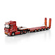 Mercedes-Benz Mercedes-Benz Actros MP5 Tractor Big Space 6x4 + Manoovr Low Loader 5 Axle Nooteboom Red Line - 1:50 - WSI Models Mercedes-Benz Mercedes-Benz Actros MP5 Tractor Big Space 6x4 + Manoovr Low Loader 5 Axle Nooteboom Red Line - 1:50 - WSI Models