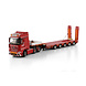 Mercedes-Benz Mercedes-Benz Actros MP5 Tractor Big Space 6x4 + Manoovr Low Loader 5 Axle Nooteboom Red Line - 1:50 - WSI Models Mercedes-Benz Mercedes-Benz Actros MP5 Tractor Big Space 6x4 + Manoovr Low Loader 5 Axle Nooteboom Red Line - 1:50 - WSI Models