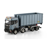 Scania Scania SR Normal CR20N Rigid Truck 8x4 + Hooklift  System + 40M3 Container - 1:50 - WSI Models
