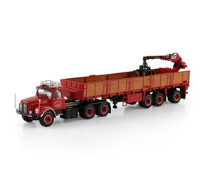 Scania Scania L110 Day Cab Torpedo 6x2 Tag Axle + Classic Brick Trailer 3 Axle 'Severs' - 1:50 - WSI Models Scania Scania L110 Day Cab Torpedo 6x2 Tag Axle + Classic Brick Trailer 3 Axle 'Severs' - 1:50 - WSI Models