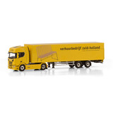 Scania Scania R Highline CR20H 4x2 + Tridec Box Semitrailer 2 Axle 'Verhuurbedrijf Zuid-Holland' - 1:50 - WSI Models