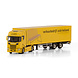 Scania Scania R Highline CR20H 4x2 + Tridec Box Semitrailer 2 Axle 'Verhuurbedrijf Zuid-Holland' - 1:50 - WSI Models Scania Scania R Highline CR20H 4x2 + Tridec Box Semitrailer 2 Axle 'Verhuurbedrijf Zuid-Holland' - 1:50 - WSI Models