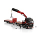 Scania Scania R Highline CR20H Rigid Flatbed Truck 8x2 Tag Axle + Drawbar Flatbed Trailer 2 Axle + Palfinger PK 370 TEC 'Mammoet- 1:50 - WSI Models Scania Scania R Highline CR20H Rigid Flatbed Truck 8x2 Tag Axle + Drawbar Flatbed Trailer 2 Axle + Palfinger PK 370 TEC 'Mammoet- 1:50 - WSI Models