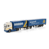 Scania Scania S Highline CS20H 4x2  Drawbar Dolly 2 Axle Box Trailer + Box Semitrailer 3 Axle (Road Train)  'Bergwerff Transport' - 1:50 - WSI Models Scania Scania S Highline CS20H 4x2  Drawbar Dolly 2 Axle Box Trailer + Box Semitrailer 3 Axle (Road Train)  'Bergwerff Transport' - 1:50 - WSI Models