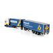 Scania Scania S Highline CS20H 4x2 Drawbar Dolly 2 Axle Box Trailer + Box Semitrailer 3 Axle (Road Train) 'Bergwerff Transport'- 1:50 - WSI Models Scania Scania S Highline CS20H 4x2 Drawbar Dolly 2 Axle Box Trailer + Box Semitrailer 3 Axle (Road Train) 'Bergwerff Transport'- 1:50 - WSI Models