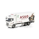 Scania Scania R Normal CR20N Rigid Reefer Truck 6x2 Tag Axle 'Asko' - 1:50 - WSI Models Scania Scania R Normal CR20N Rigid Reefer Truck 6x2 Tag Axle 'Asko' - 1:50 - WSI Models