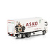 Scania Scania R Normal CR20N Rigid Reefer Truck 6x2 Tag Axle 'Asko' - 1:50 - WSI Models Scania Scania R Normal CR20N Rigid Reefer Truck 6x2 Tag Axle 'Asko' - 1:50 - WSI Models