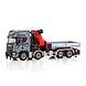 Scania Scania R Highline CR20H 8x2 Tag Axle + Palfinger PK 1350 + Jib (Demountable Flatbed) - 1:50 - WSI Models Scania Scania R Highline CR20H 8x2 Tag Axle + Palfinger PK 1350 + Jib (Demountable Flatbed) - 1:50 - WSI Models