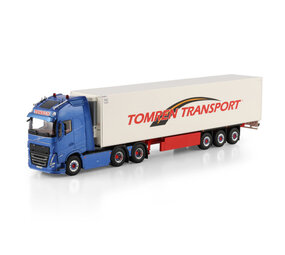 Volvo Volvo FH5 Globetrotter XL 6x2 Tag Axle + Reefer Semitrailer 3 Axle 'Tomren Transport'  - 1:50 - WSI Models Volvo Volvo FH5 Globetrotter XL 6x2 Tag Axle + Reefer Semitrailer 3 Axle 'Tomren Transport'  - 1:50 - WSI Models