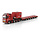 Volvo FH5 Globetrotter 8x4 Manoovr-6 Extendable Low Loader 6 Axle + 10Ft Container 'Nooteboom Red  Line'  - 1:50 - WSI Models