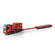 Volvo Volvo FH5 Globetrotter 8x4 Manoovr-6 Extendable Low Loader 6 Axle + 10Ft Container 'Nooteboom Red Line' - 1:50 - WSI Models Volvo Volvo FH5 Globetrotter 8x4 Manoovr-6 Extendable Low Loader 6 Axle + 10Ft Container 'Nooteboom Red Line' - 1:50 - WSI Models