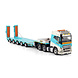 Volvo Volvo FH5 Globetrotter 6x4 + Manoovr Flatbed Semitrailer 5 Axle 'STTL' - 1:50 - WSI Models Volvo Volvo FH5 Globetrotter 6x4 + Manoovr Flatbed Semitrailer 5 Axle 'STTL' - 1:50 - WSI Models