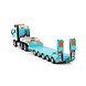 Volvo Volvo FH5 Globetrotter 6x4 + Manoovr Flatbed Semitrailer 5 Axle 'STTL' - 1:50 - WSI Models Volvo Volvo FH5 Globetrotter 6x4 + Manoovr Flatbed Semitrailer 5 Axle 'STTL' - 1:50 - WSI Models