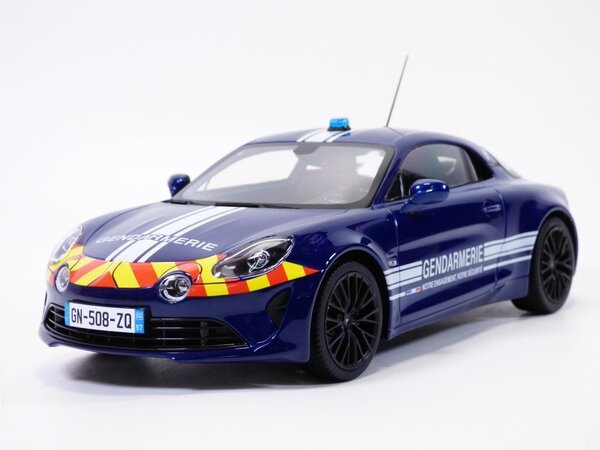 Alpine  Alpine A110 S 2023  'Gendarmerie' - 1:18 - Norev Alpine  Alpine A110 S 2023  'Gendarmerie' - 1:18 - Norev