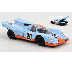 Porsche Porsche 917 #20 Gulf  Movie Car Film 214H Le Mans 1971 Steve McQueen - 1:43 - Norev
