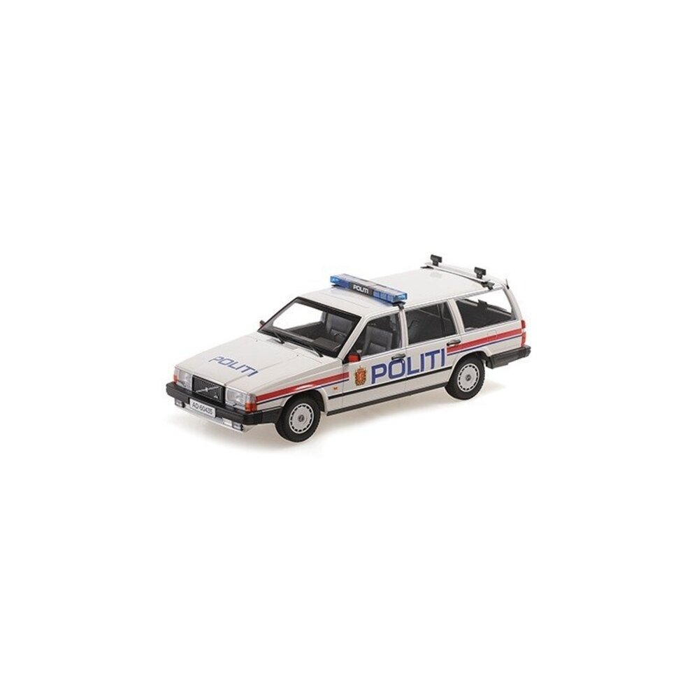 Minichamps 1/18 Volvo 740 GL Break 1986 – Argent – Modèle Neuf Sous Blister