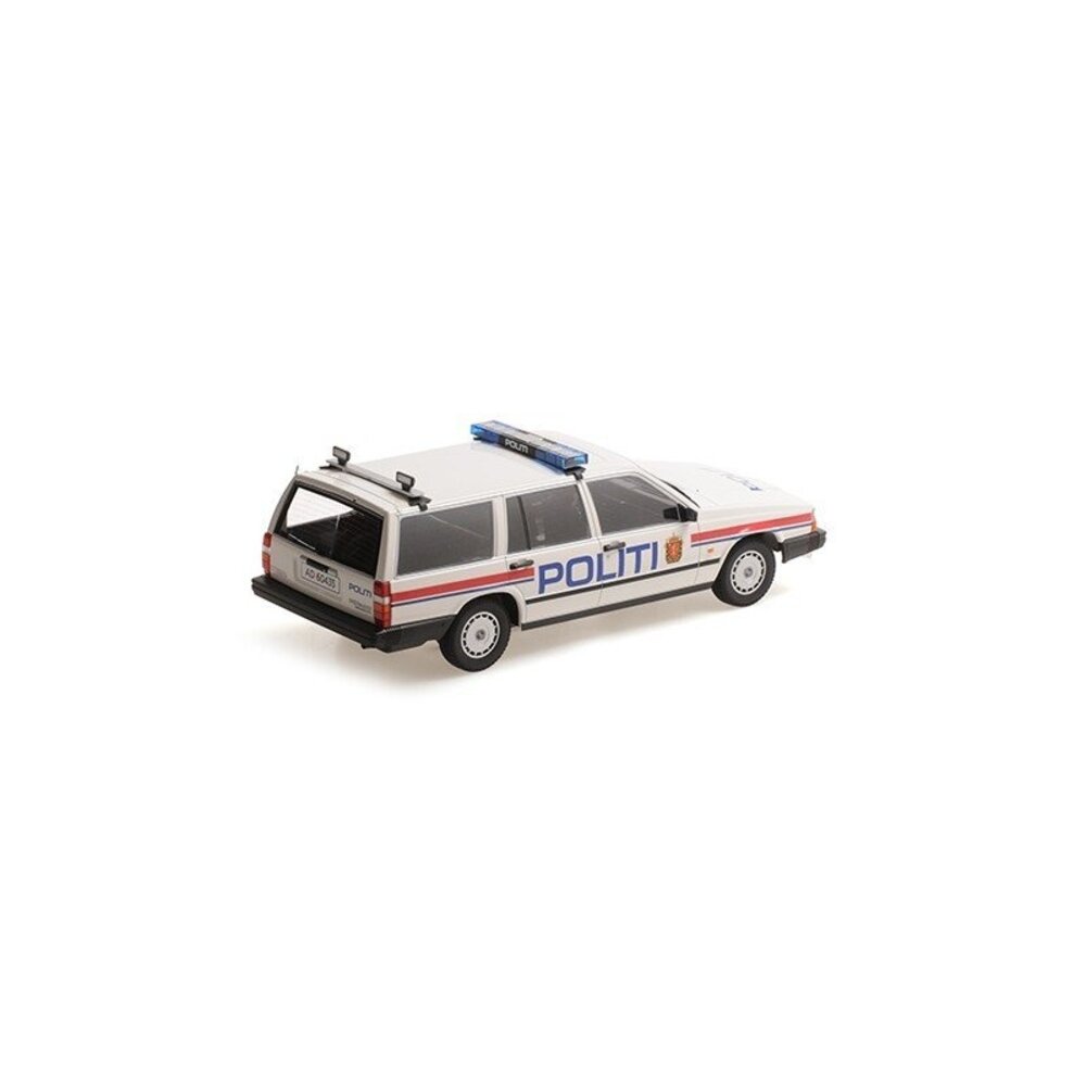Volvo Volvo 740 GL Break Politi Norway 1986 - 1:18 - Minichamps