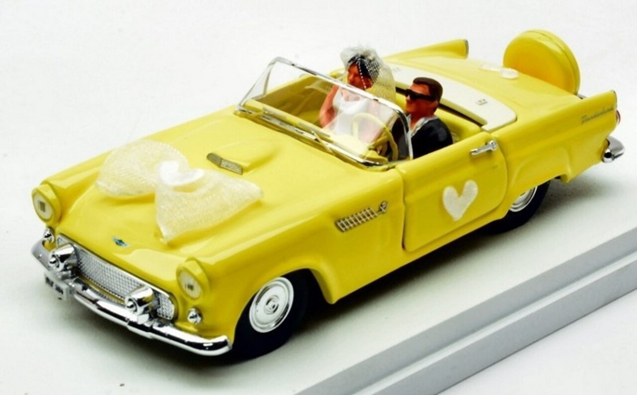 Ford Ford USA Ford Thunderbird Cabriolet Open 1956 + Figures 'Just Married' - 1:43 - Rio Ford Ford USA Ford Thunderbird Cabriolet Open 1956 + Figures 'Just Married' - 1:43 - Rio