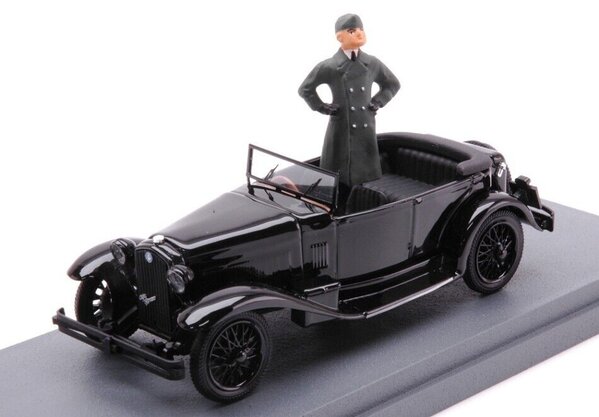 Alfa Romeo Alfa Romeo 1750 Torpedo Spider Milano 1944 + Figure Benito Mussolini - 1:43 - Rio Alfa Romeo Alfa Romeo 1750 Torpedo Spider Milano 1944 + Figure Benito Mussolini - 1:43 - Rio