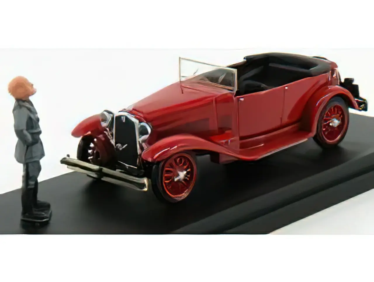 Alfa Romeo Alfa Romeo 1750 Torpedo Cabriolet Open + Figure Mussolini + Letter 1926 - 1:43 - Rio Alfa Romeo Alfa Romeo 1750 Torpedo Cabriolet Open + Figure Mussolini + Letter 1926 - 1:43 - Rio