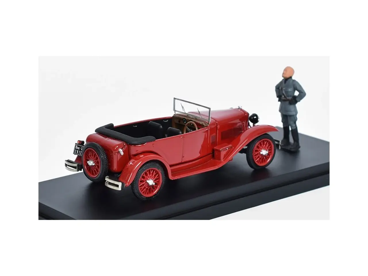 Alfa Romeo Alfa Romeo 1750 Torpedo Cabriolet Open + Figure Mussolini + Letter 1926 - 1:43 - Rio Alfa Romeo Alfa Romeo 1750 Torpedo Cabriolet Open + Figure Mussolini + Letter 1926 - 1:43 - Rio