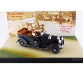 Isotta-Fraschini Isotta Fraschini Torpedo 8A Cabriolet #5 Mille Miglia 1927 + Figure  (90th Anniversary Mille Miglia ) - 1:43 - Rio Isotta-Fraschini Isotta Fraschini Torpedo 8A Cabriolet #5 Mille Miglia 1927 + Figure  (90th Anniversary Mille Miglia ) - 1:43 - Rio