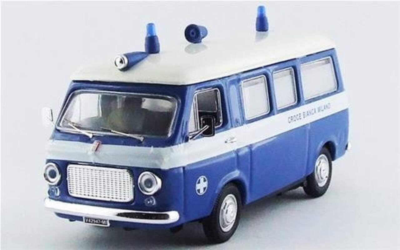 Fiat Fiat 238 Minibus Ambulance White Cross Milan 1973 - 1:43 - Rio Fiat Fiat 238 Minibus Ambulance White Cross Milan 1973 - 1:43 - Rio