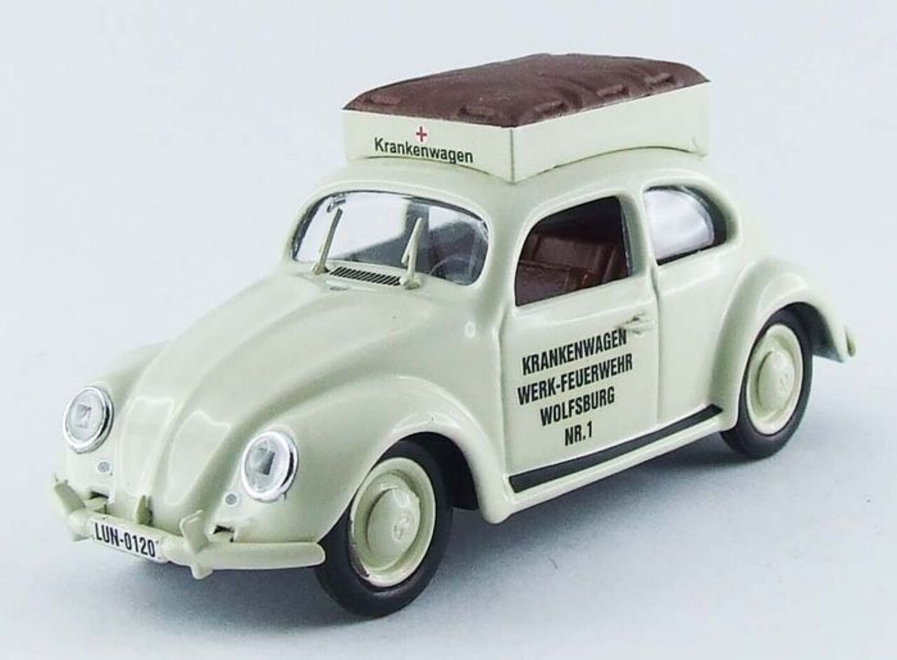 Volkswagen Volkswagen Beetle Fire Department Ambulance Wolfsburg 1950 - 1:43 - Rio Volkswagen Volkswagen Beetle Fire Department Ambulance Wolfsburg 1950 - 1:43 - Rio