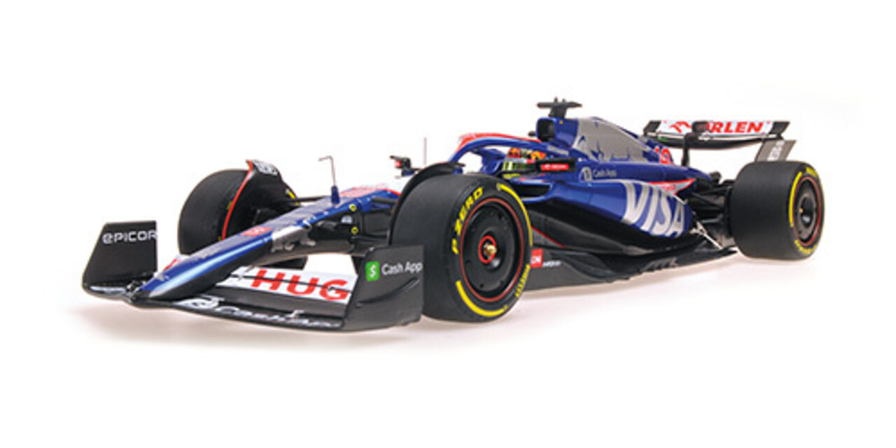 Formule 1 Visa Cash RB F1 Team Vcarb 01, Iwasa,FP1,  Japanese GP 2024 - 1:18 - Minichamps Formule 1 Visa Cash RB F1 Team Vcarb 01, Iwasa,FP1,  Japanese GP 2024 - 1:18 - Minichamps
