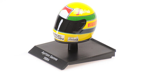 Formule 1 Helm Ayrton Senna 1984 - 1:10 - Minichamps Formule 1 Helm Ayrton Senna 1984 - 1:10 - Minichamps