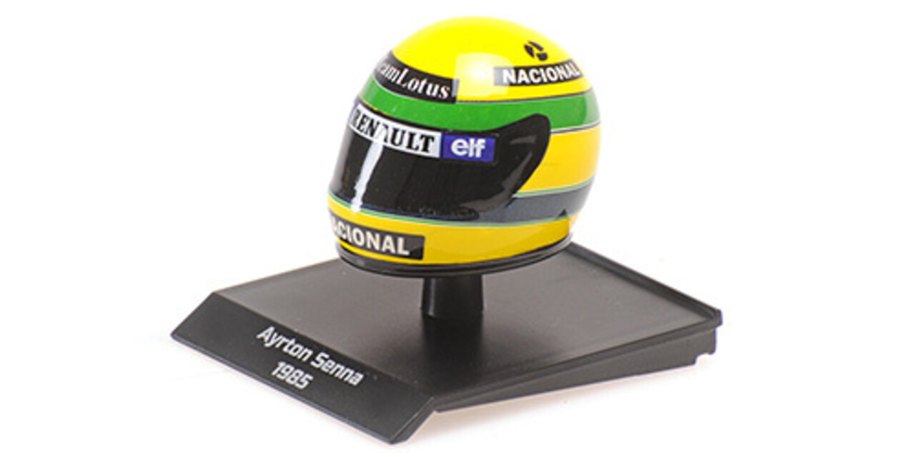 Formule 1 Helmet Ayrton Senna 1985 - 1:10 - Minichamps Formule 1 Helmet Ayrton Senna 1985 - 1:10 - Minichamps