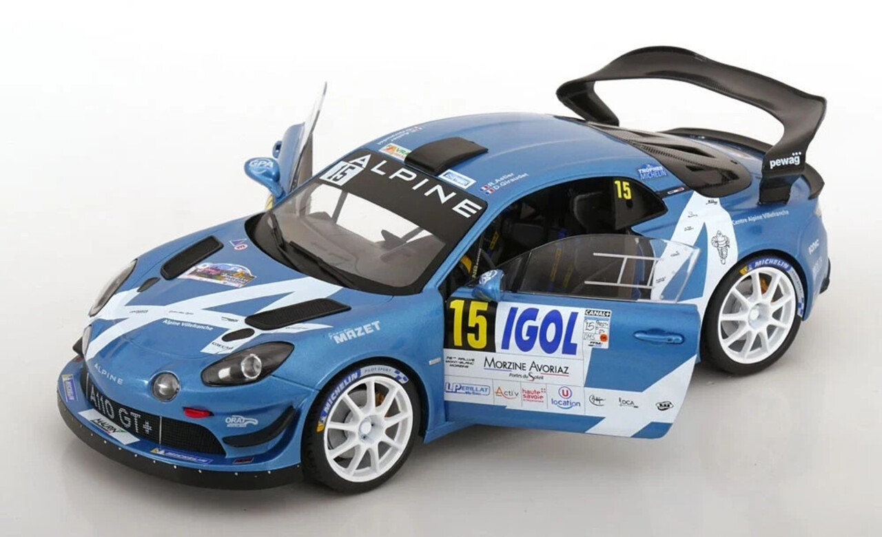 Alpine Alpine A110 RGT #15 Rally Mont Blanc 2024 - 1:18 - Solido Alpine Alpine A110 RGT #15 Rally Mont Blanc 2024 - 1:18 - Solido
