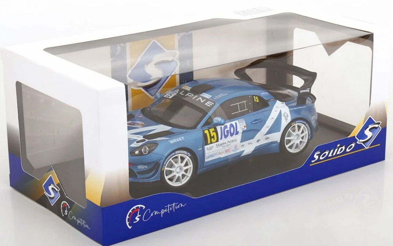 Alpine Alpine A110 RGT #15 Rally Mont Blanc 2024 - 1:18 - Solido Alpine Alpine A110 RGT #15 Rally Mont Blanc 2024 - 1:18 - Solido