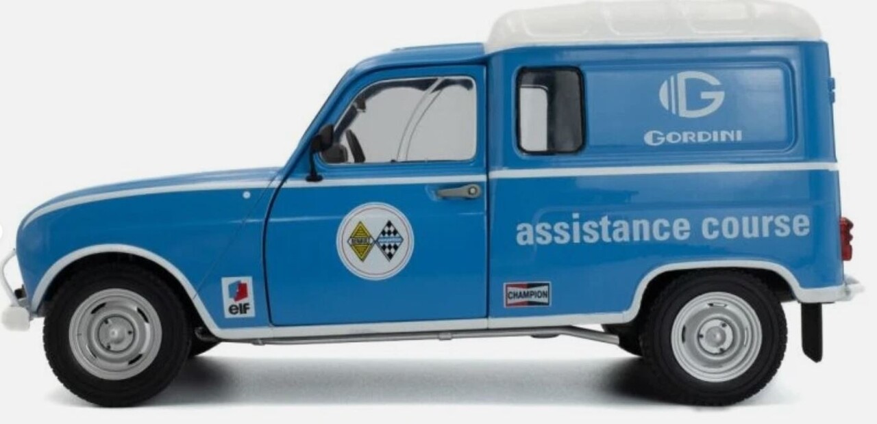 Renault Renault R4L Van Gordini Service 1976 - 1:18 - Solido Renault Renault R4L Van Gordini Service 1976 - 1:18 - Solido