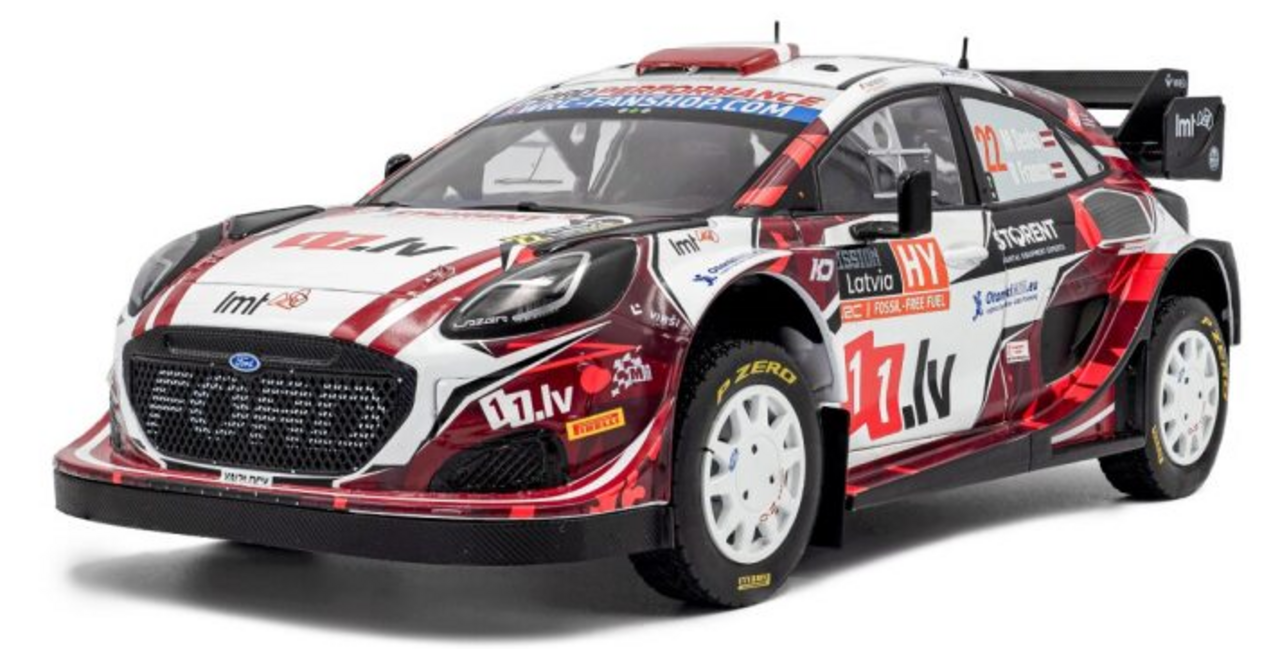 Ford Ford Puma Hybrid #22 Rally 1 Latvia 2024 - 1:18 - Solido Ford Ford Puma Hybrid #22 Rally 1 Latvia 2024 - 1:18 - Solido