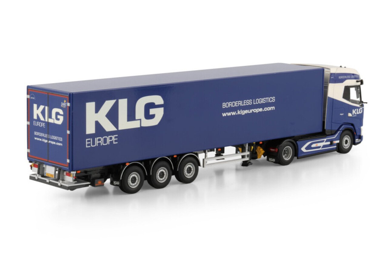 Daf DAF XG+ 2025 4x2 + Box Trailer 3 Axle 'KLG Europe' - 1:50 - WSI Models Daf DAF XG+ 2025 4x2 + Box Trailer 3 Axle 'KLG Europe' - 1:50 - WSI Models