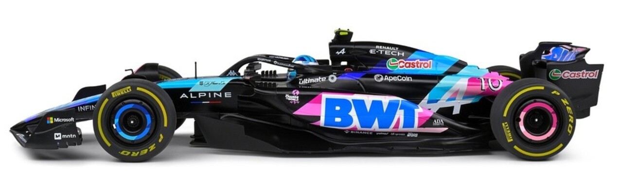 Formule 1 Alpine F1 A524 Team BWT #10 GP Monaco 2024 - 1:18 - Solido Formule 1 Alpine F1 A524 Team BWT #10 GP Monaco 2024 - 1:18 - Solido