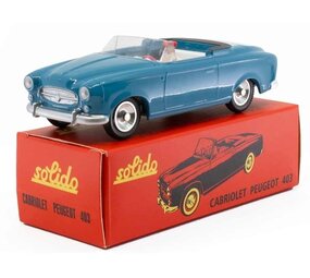Peugeot Peugeot 403 Cabriolet + Figure - 1:43 - Solido Peugeot Peugeot 403 Cabriolet + Figure - 1:43 - Solido