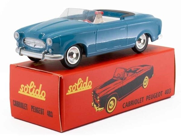 Peugeot Peugeot 403 Cabriolet + Figure - 1:43 - Solido Peugeot Peugeot 403 Cabriolet + Figure - 1:43 - Solido