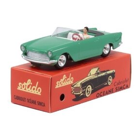 Simca Simca Oceane Cabriolet + Figure - 1:43 - Solido Simca Simca Oceane Cabriolet + Figure - 1:43 - Solido
