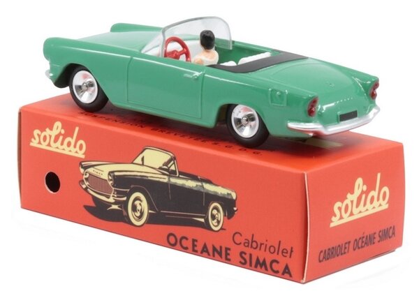 Simca Simca Oceane Cabriolet + Figure - 1:43 - Solido Simca Simca Oceane Cabriolet + Figure - 1:43 - Solido