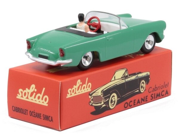 Simca Simca Oceane Cabriolet + Figure - 1:43 - Solido Simca Simca Oceane Cabriolet + Figure - 1:43 - Solido